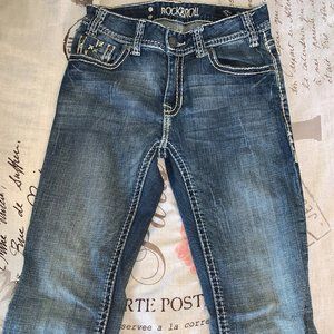 Size 26x34 - Rock&Roll Light Wash BootCut Jeans
